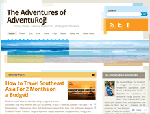 Tablet Screenshot of adventuroj.com